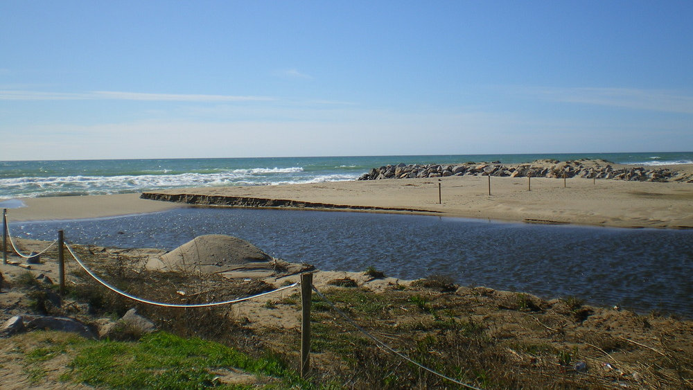 Platja i desenvocadura riu